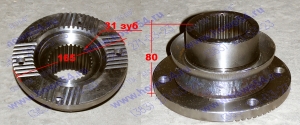 Фланец 165х4х80 31 шлиц BB