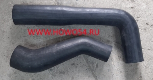 Патрубок радиатора SHAANXI  комплект (верх+ низ)  DZ9114530005    