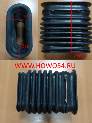 Гофра воздушная впускного канала NORD BENZ QINYAN 5412701 20003465/62052002966315