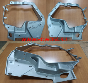 Кронштейн крепления передней фары правый (алюминевый) HOWO A7 5412371 AZ9925720002