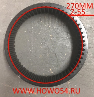 Шестерня бортового редуктора коронная SHAANXI HANDE Z=56	10012 81.35111.0021