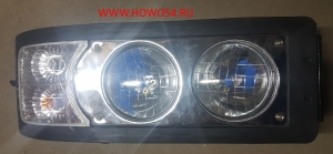 Фара передняя в сборе правая F2000 железный корпус 81.25101.6290