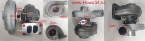 Турбокомпрессор Н1С (6ВТ) без клапана Holset 3802289/3522777/3522778/3528741/3919127