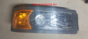Фара передняя в сборе левая пластик F2000 81.25101.6289