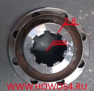 Фланец среднего моста 165mm/ 90mm/ (8шл)/ 8 отв  199014320205