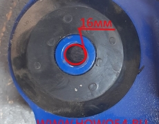 Подушка двигателя SHAANXI F3000 WP10 4*2/6*4 (тягач)задняя правая QINYAN (14443) 20002548/DZ9114598319