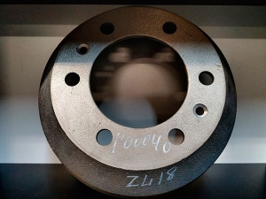 Тормозной барабан на фронтальные погрузчики BULL 912, ZL18 P00040